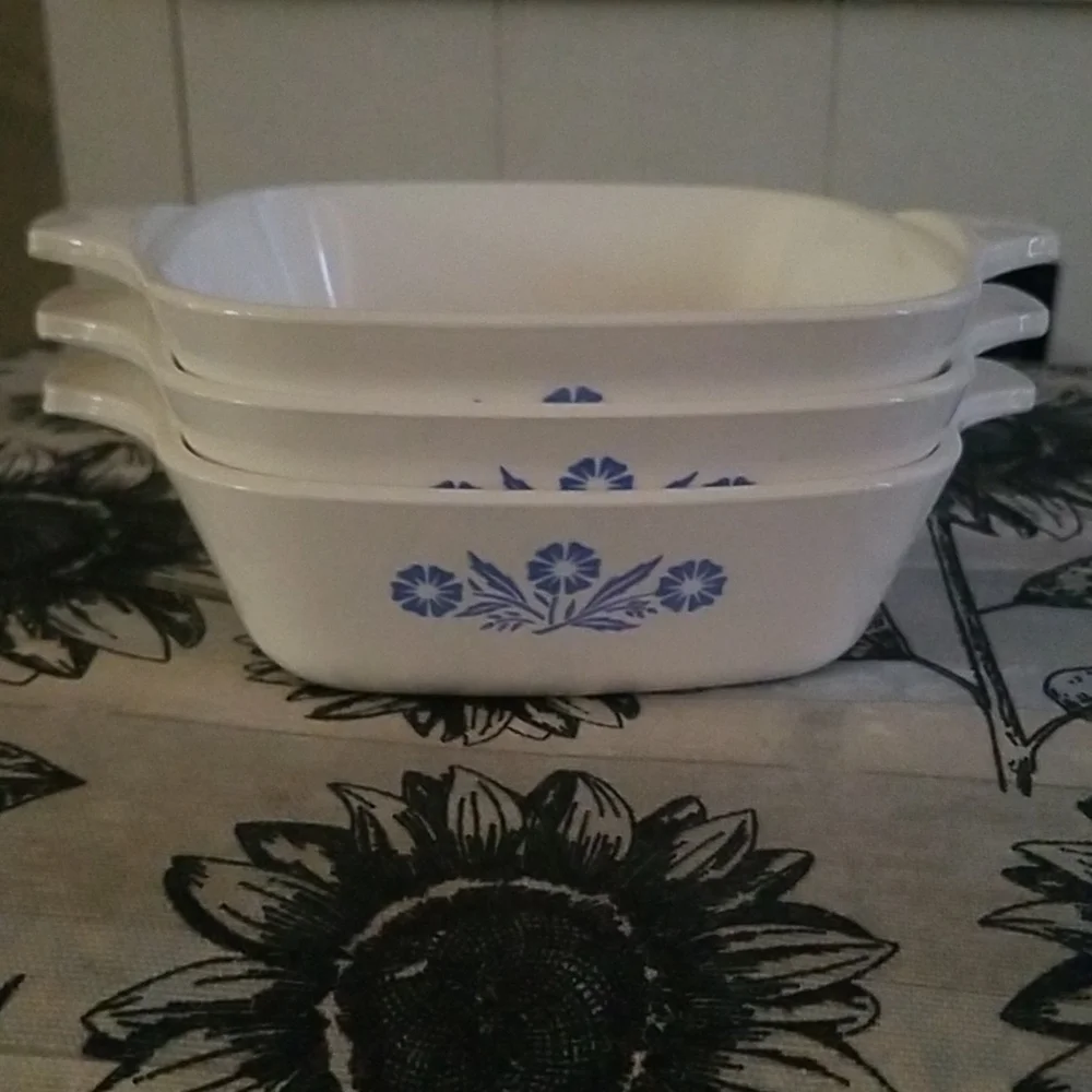3 5x5 corning ware